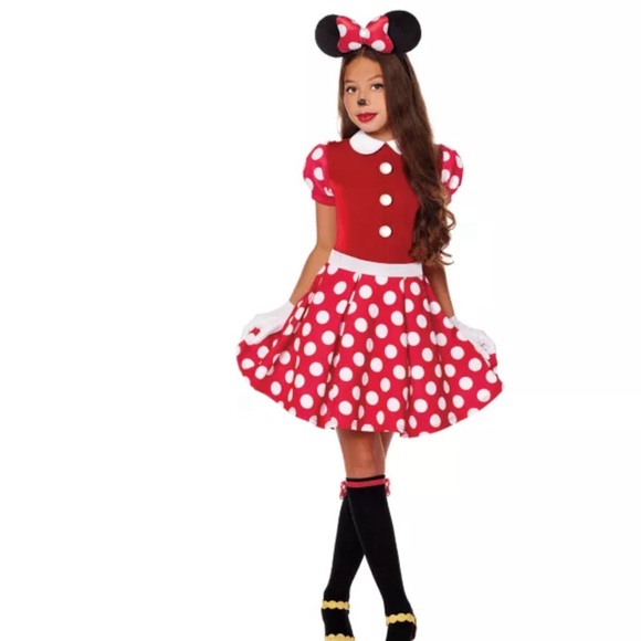 Girls Minnie Mouse Costume Dress size L - Picture 5 of 5